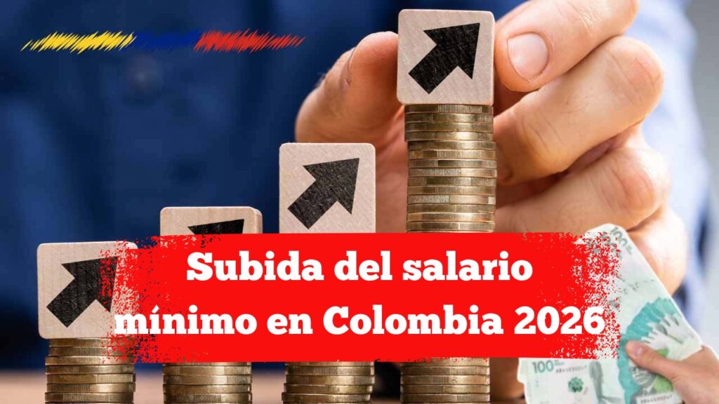 Subida del salario mínimo en Colombia 2026: consulta fechas y efectos