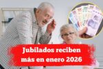 Jubilados reciben más en enero 2026: pensiones contributivas +2,7%, mínimas +7%