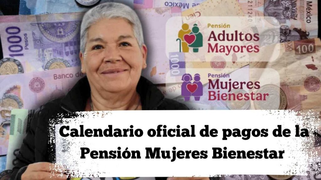 Calendario oficial de pagos de la Pensión Mujeres Bienestar 2026