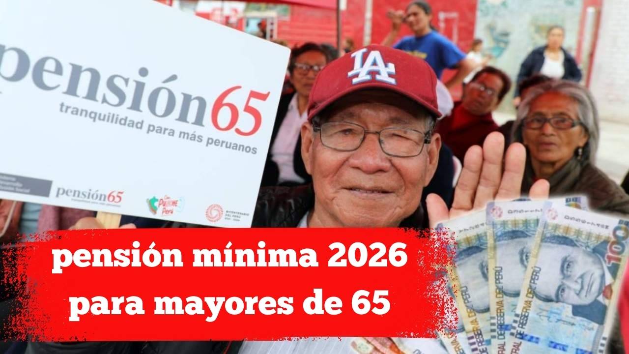 Todo sobre la pensión mínima 2026 para mayores de 65: aumento, fechas y forma de pago